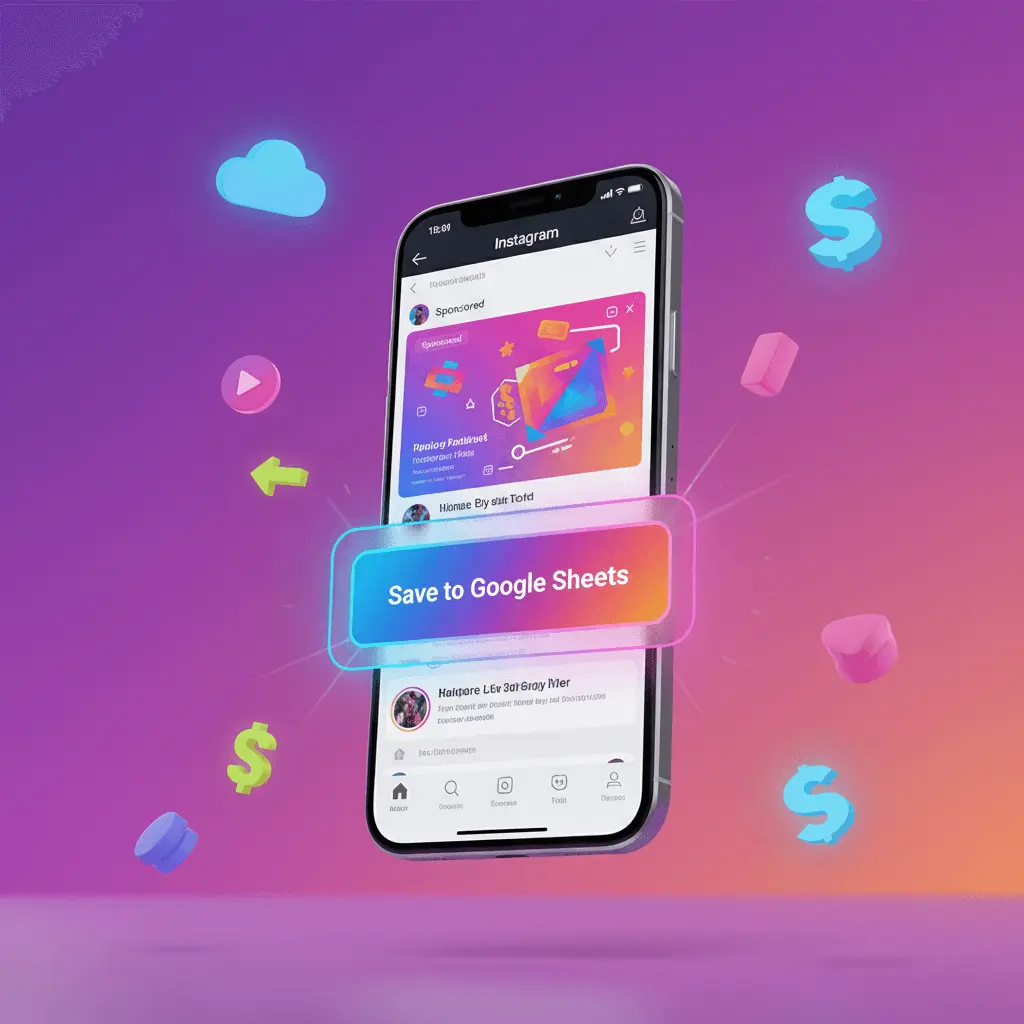 Instagram Ad Saving Workflow