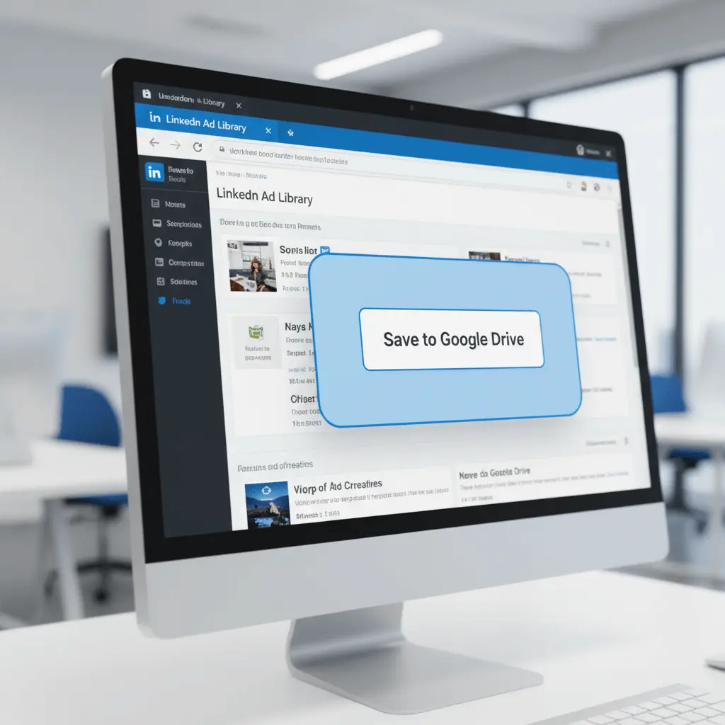 LinkedIn Ad Saving Solution