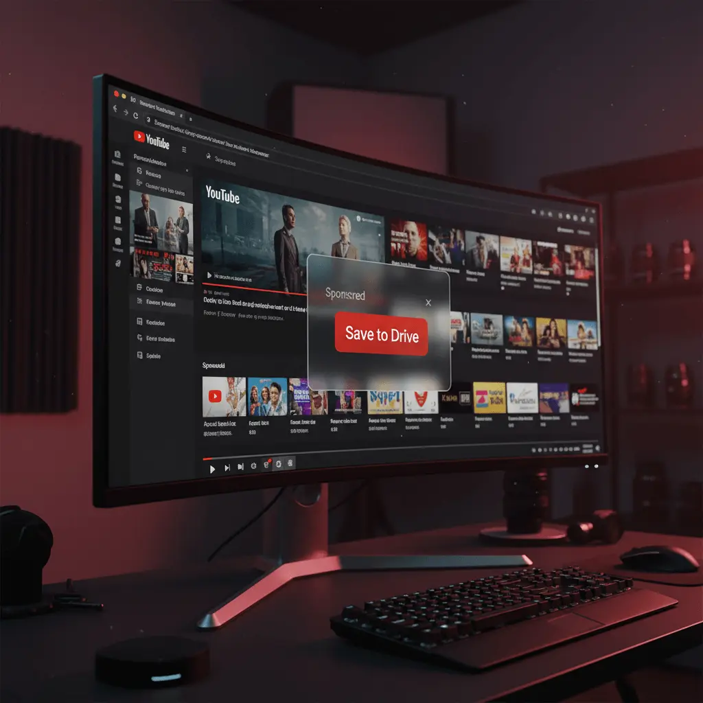 YouTube Ads Saver Interface